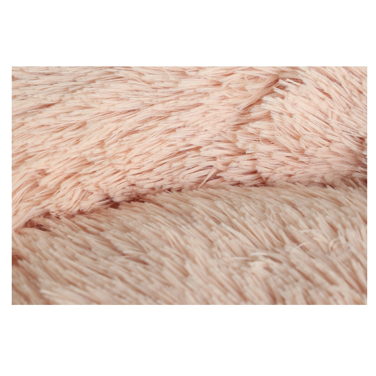 Donut Cozy Hundeseng Laksefarvet 50 cm - blød seng til små hunde